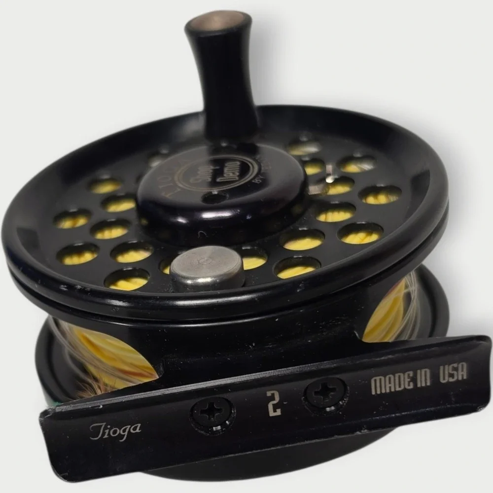 Teton Tioga 2 Fly Reel Made in USA High Quality Fishing Equipment RARE DEMO